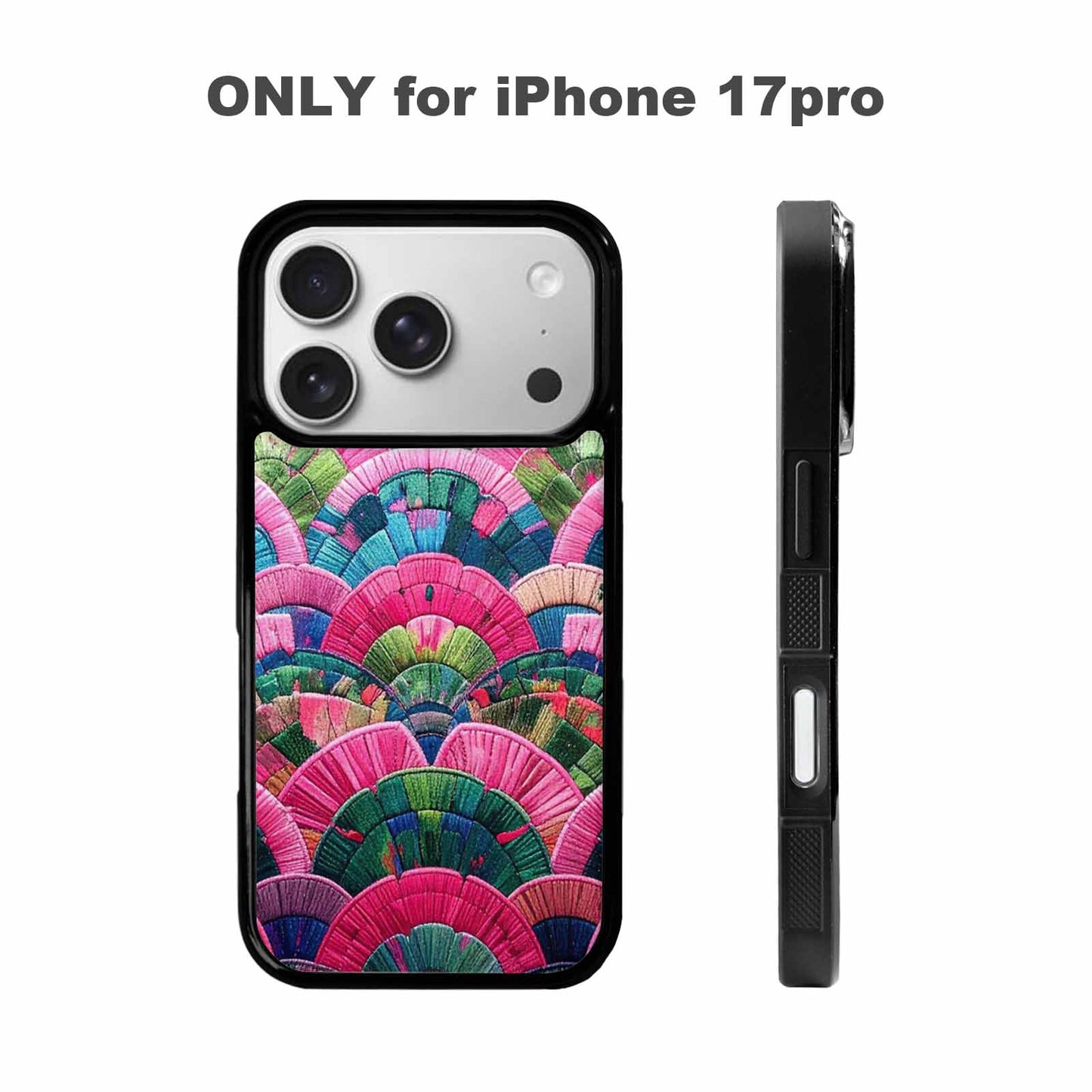 iPhone 17 Pro Case — Vivid Camo Polysexual Pride Camo, Custom Print Case Cover