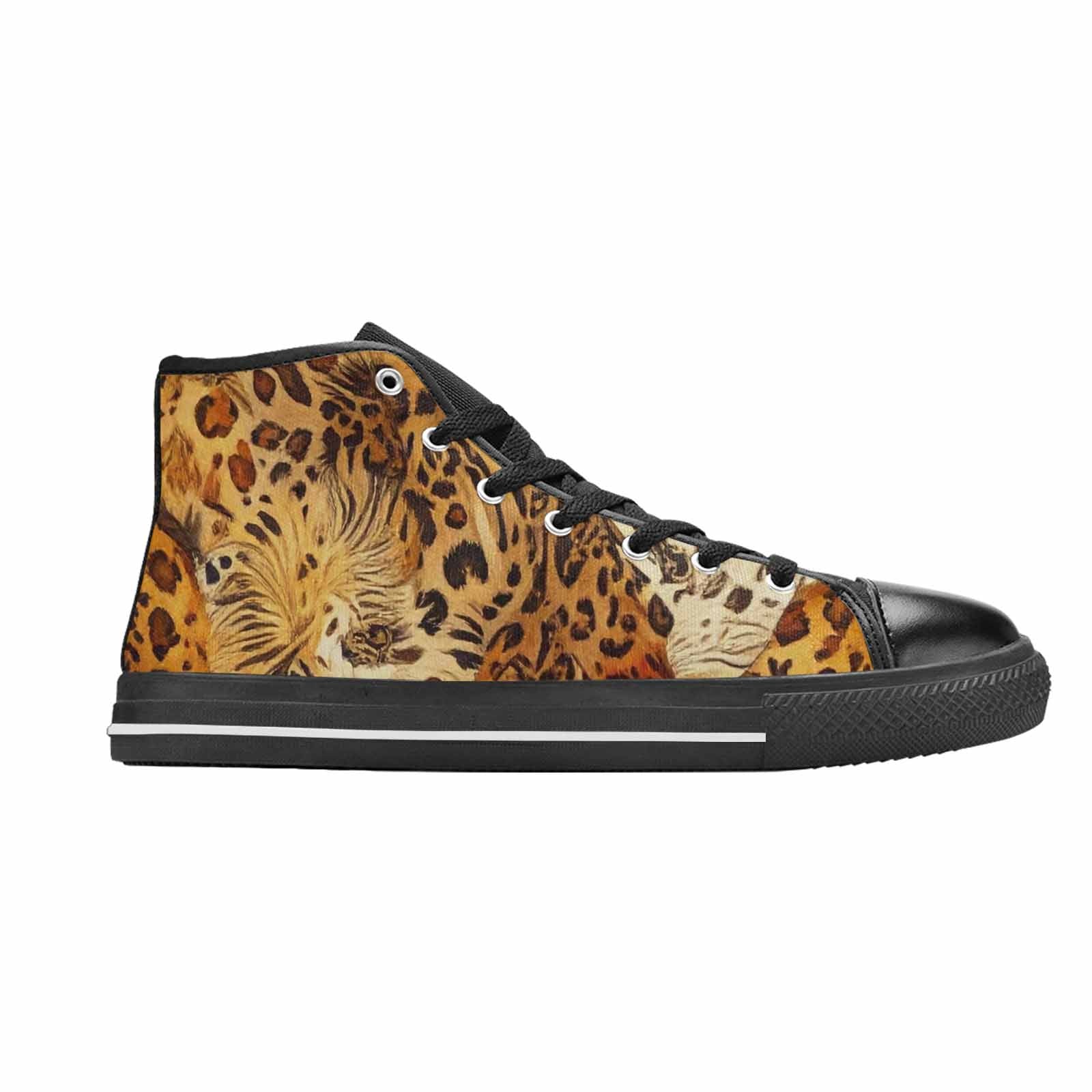 MEN'S Animal Print High Top Canvas Dreamcore Custom Sneakers