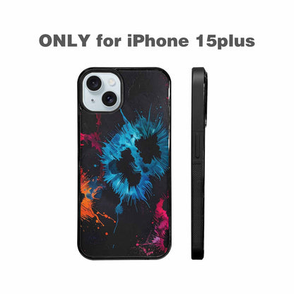 iPhone 15 Plus Case — Dark Animal Print, Custom Art Phone Cover