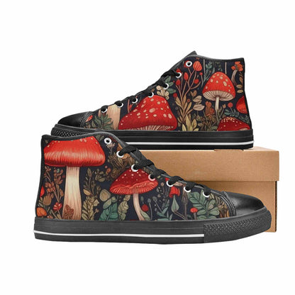 WOMEN'S Mushroom High Top Canvas Y2K Custom Shoes