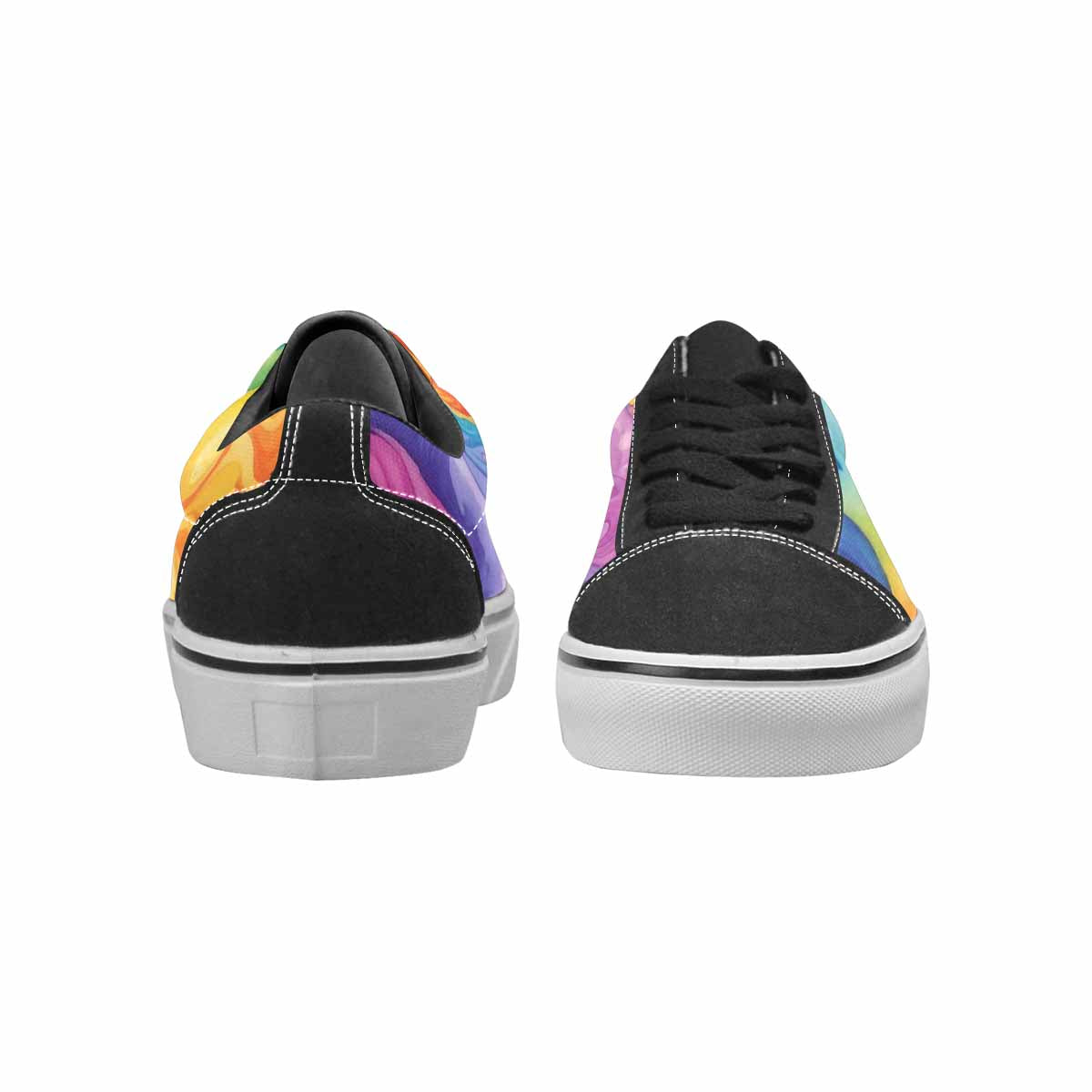 WOMEN'S Tie Dye Swirls Tie Lace-Up Canvas Dreamlike Shoes