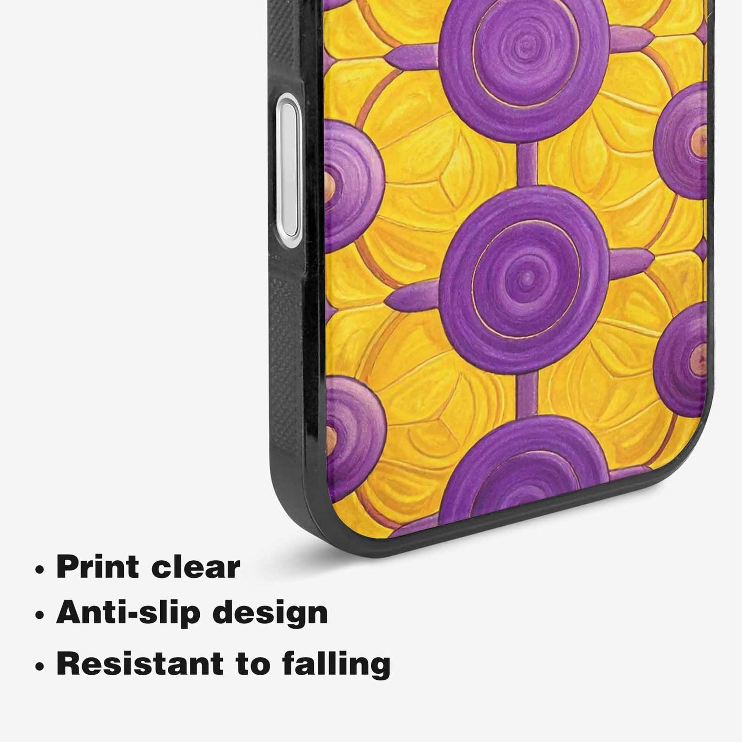 iPhone 16 Plus Case — Intersex Flag Color Theme Small Rainbow, Original Design Phone Case