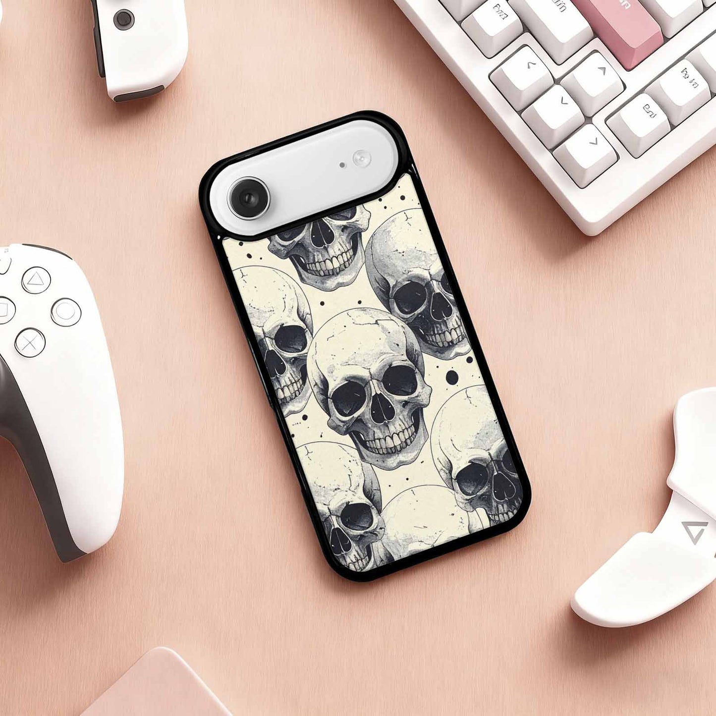 iPhone 17 Air Case — Skull Dark Art Gothic Print Gothic, Custom Phone Case