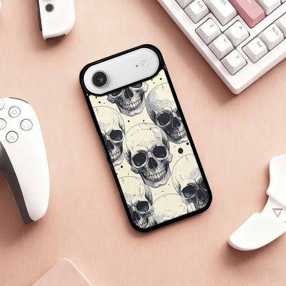 iPhone 17 Air Case — Skull Dark Art Gothic Print Gothic, Custom Phone Case