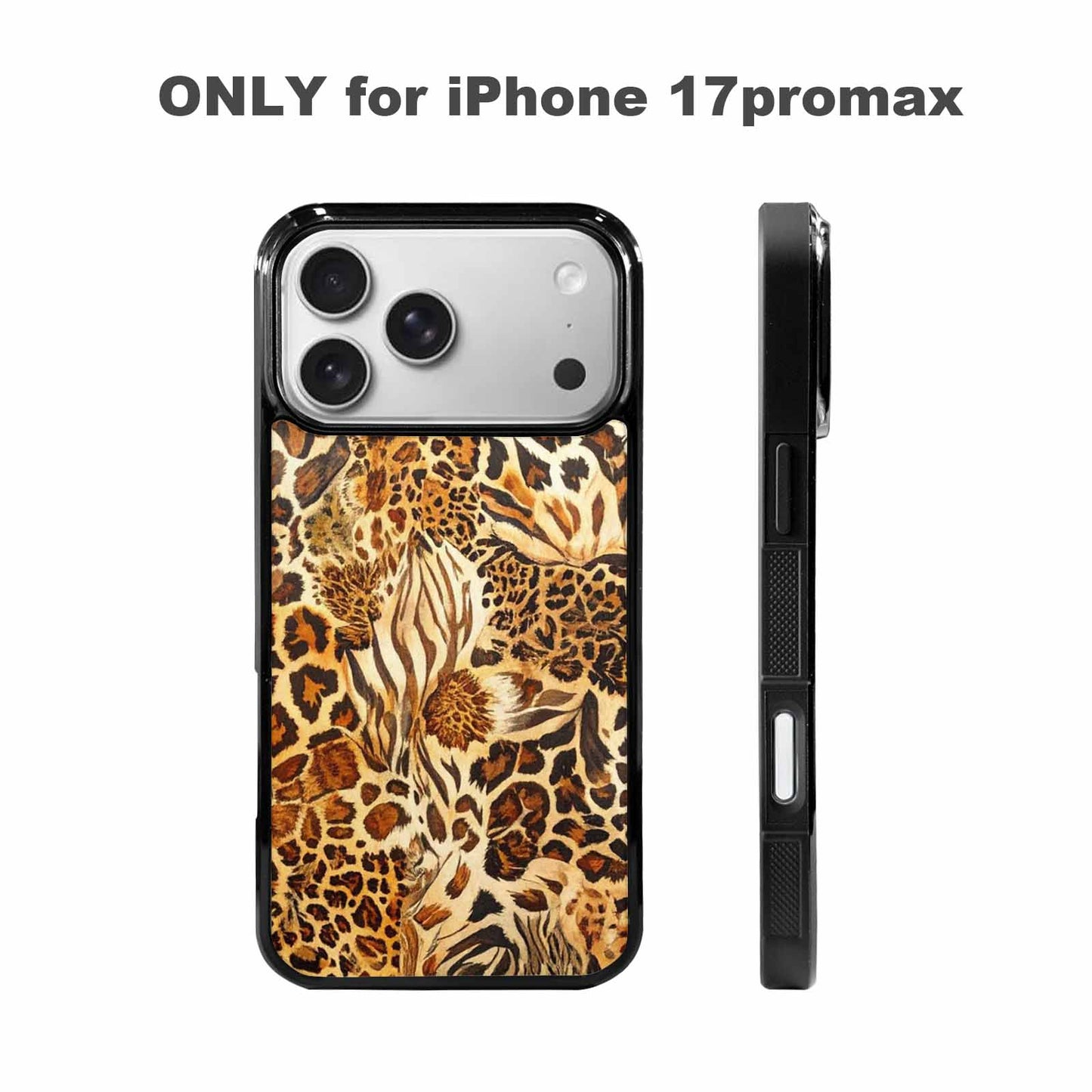 iPhone 17 Pro Max Case — Small Animal Print Pattern, Animal Print, Personalized Phone Case