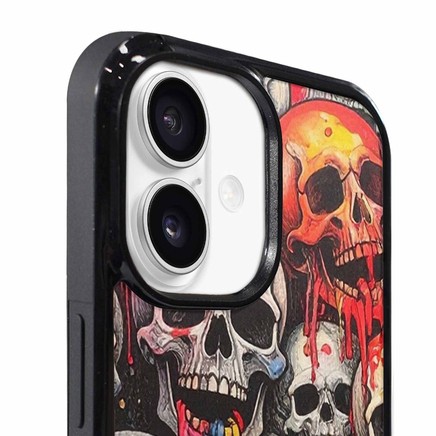 iPhone 17 Case — Rainbow From Skull\'s Mouth Gothic Skulls, Original Design Phone Case