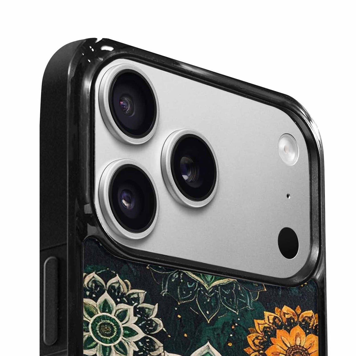 iPhone 17 Pro Max Case — Small Mandala Pattern, Randomly Floral, Custom Print Case Cover