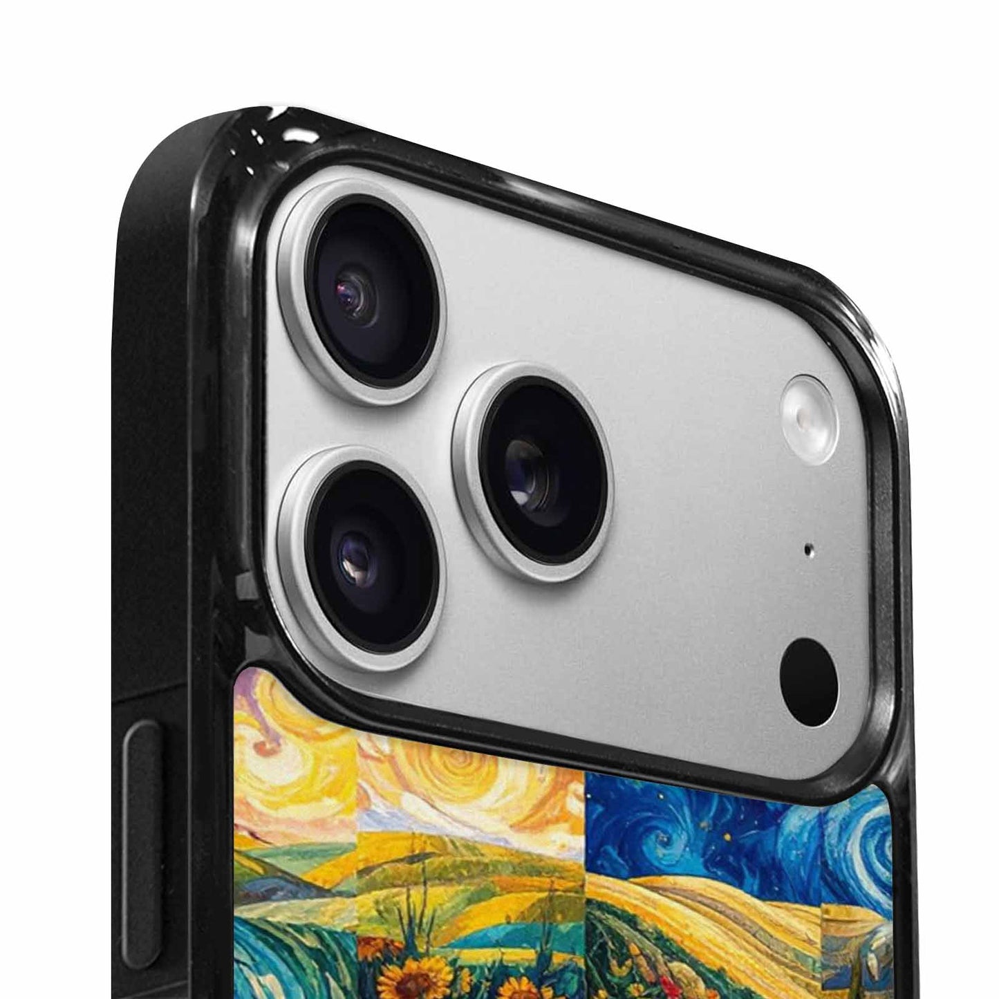 iPhone 17 Pro Case — Small Van Gogh Style Swirl Galaxy, Custom Print Case Cover