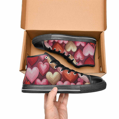 MEN'S No Words Or High Top Canvas Cottagecore Custom Sneakers