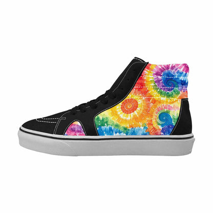 WOMEN'S Tie Dye - High Top Canvas Y2K Custom Shoes