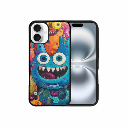 iPhone 16 Plus Case — Goofy Cartoon Monster, Unique Phone Case Design