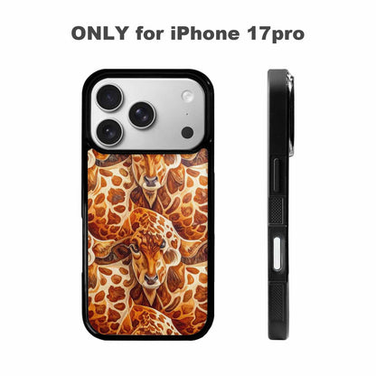 iPhone 17 Pro Case — Small Cow Animal Print Skin Animal, Unique Phone Case Design