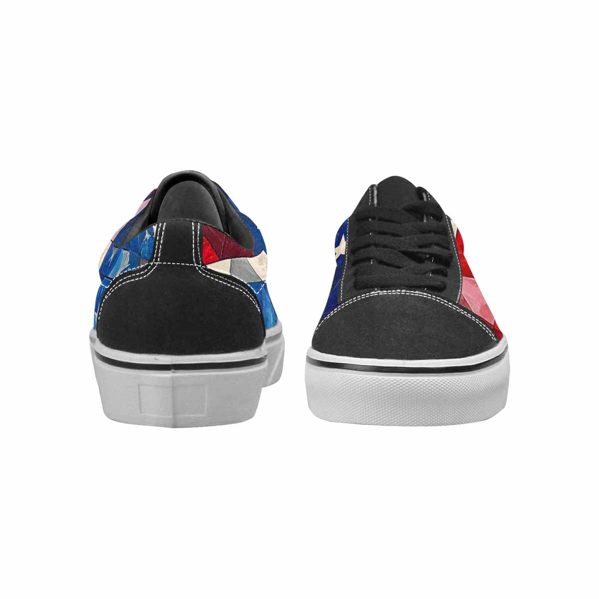 MEN'S American Flag Stars Canvas Lace-Up Grunge Shoes