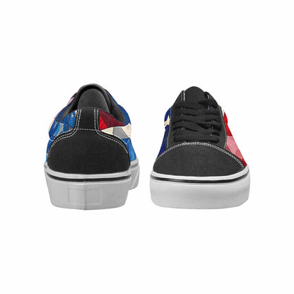 MEN'S American Flag Stars Canvas Lace-Up Grunge Shoes