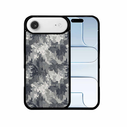iPhone 17 Air Case — Small Military Camouflage Blotch Pattern Camo, Customized Protective Case