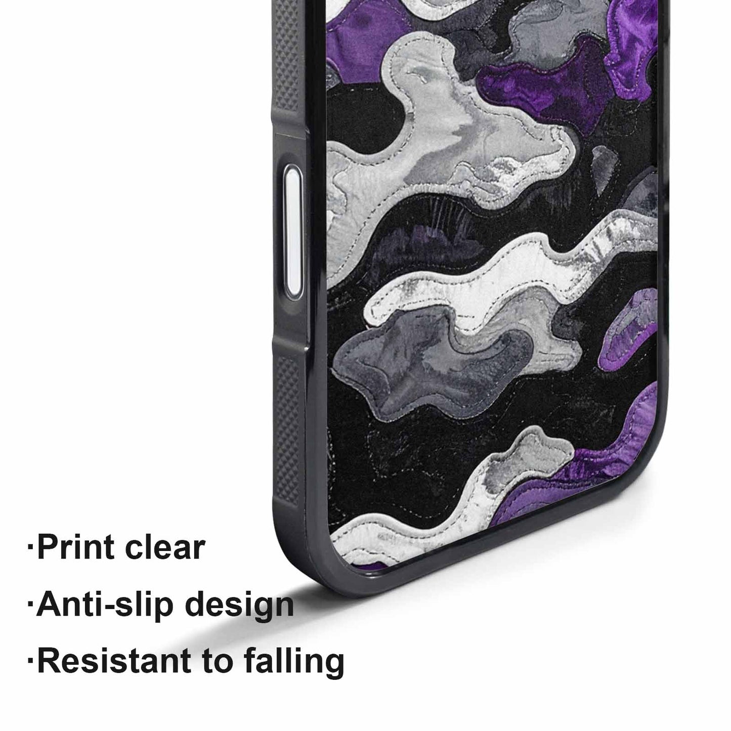 iPhone 17 Air Case — Vivid Camo Asexual Pride Camo, Original Design Phone Case