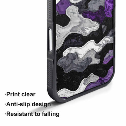 iPhone 17 Air Case — Vivid Camo Asexual Pride Camo, Original Design Phone Case