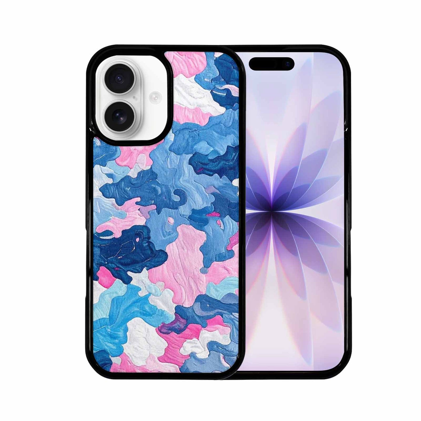 iPhone 17 Case — Vivid Camo Transgender Camo, Custom Designed Case Cover