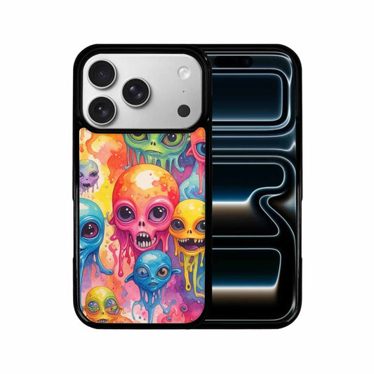 iPhone 17 Pro Case — Aliens Tie Dyemelting Aliens P Tie, Customized Protective Case