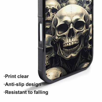 iPhone 17 Pro Max Case — Skull Dark Art Gothic Print Gothic, Personalized Phone Case