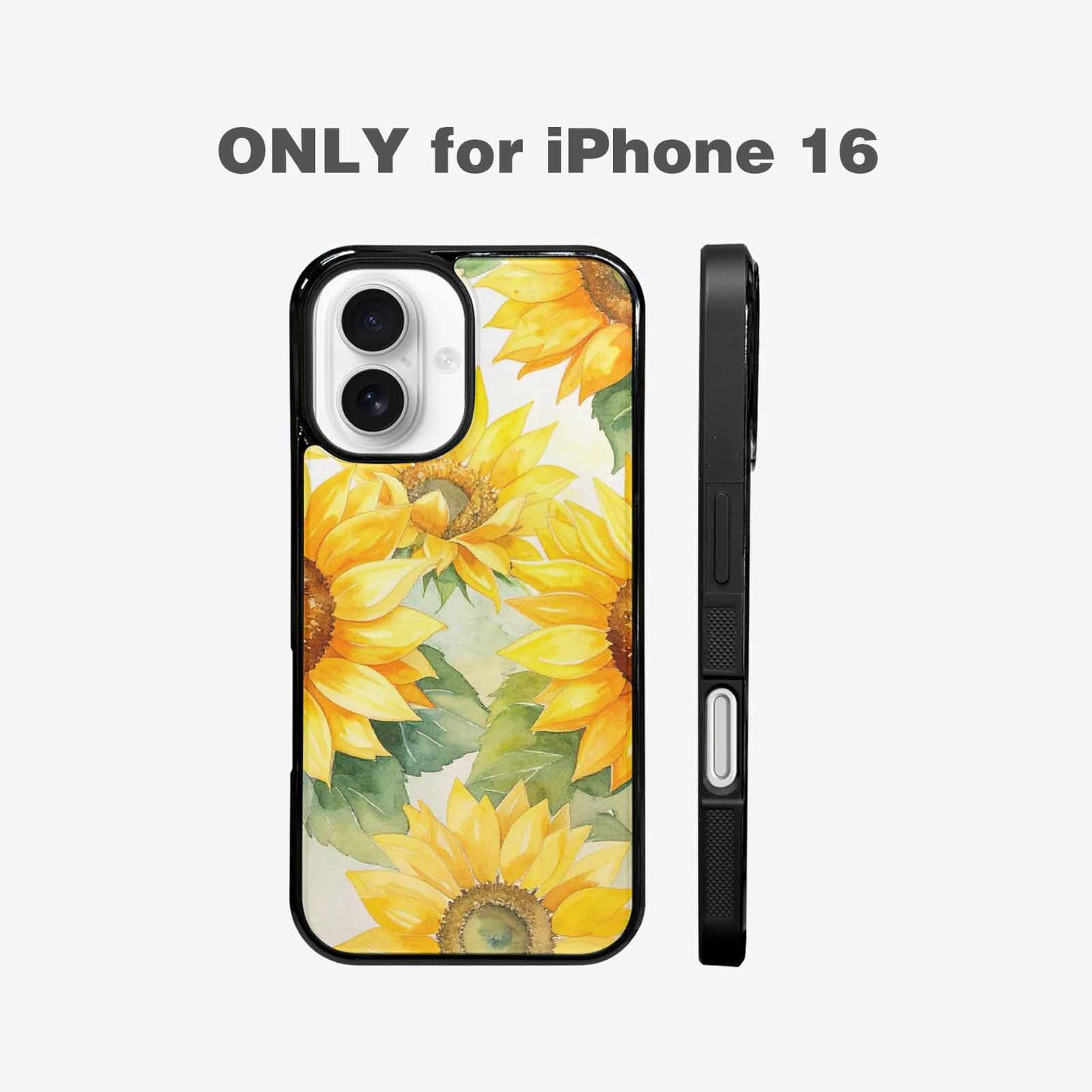 iPhone 16 Case — Sunflowers Watercolor, Original Design Phone Case