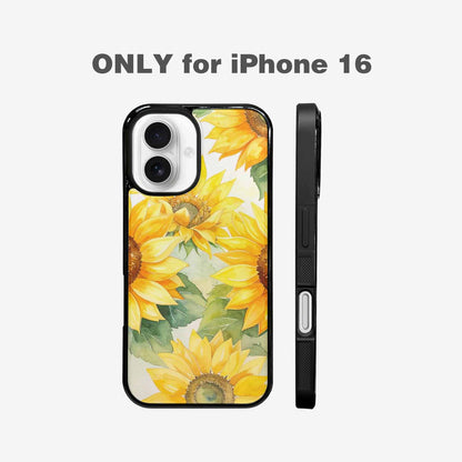 iPhone 16 Case — Sunflowers Watercolor, Original Design Phone Case