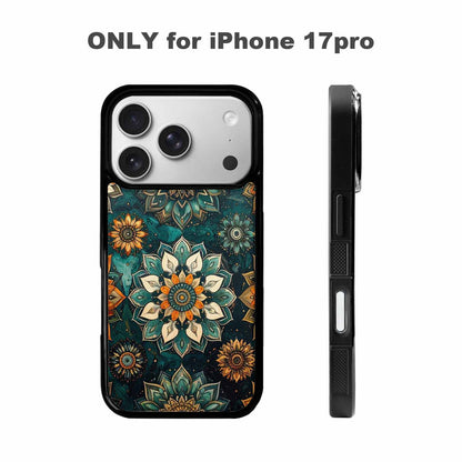 iPhone 17 Pro Case — Small Mandala Pattern Randomly Varying Floral, Unique Phone Case Design