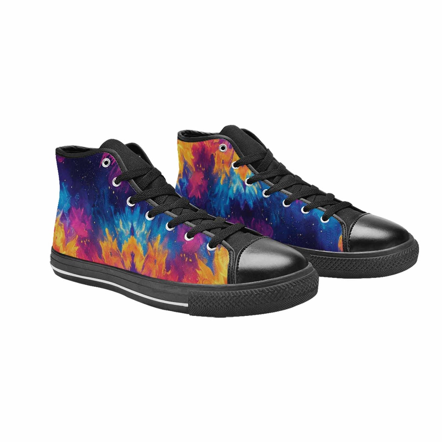 MEN'S Tie Dye Galaxy High Top Canvas Dreamcore Sneakers