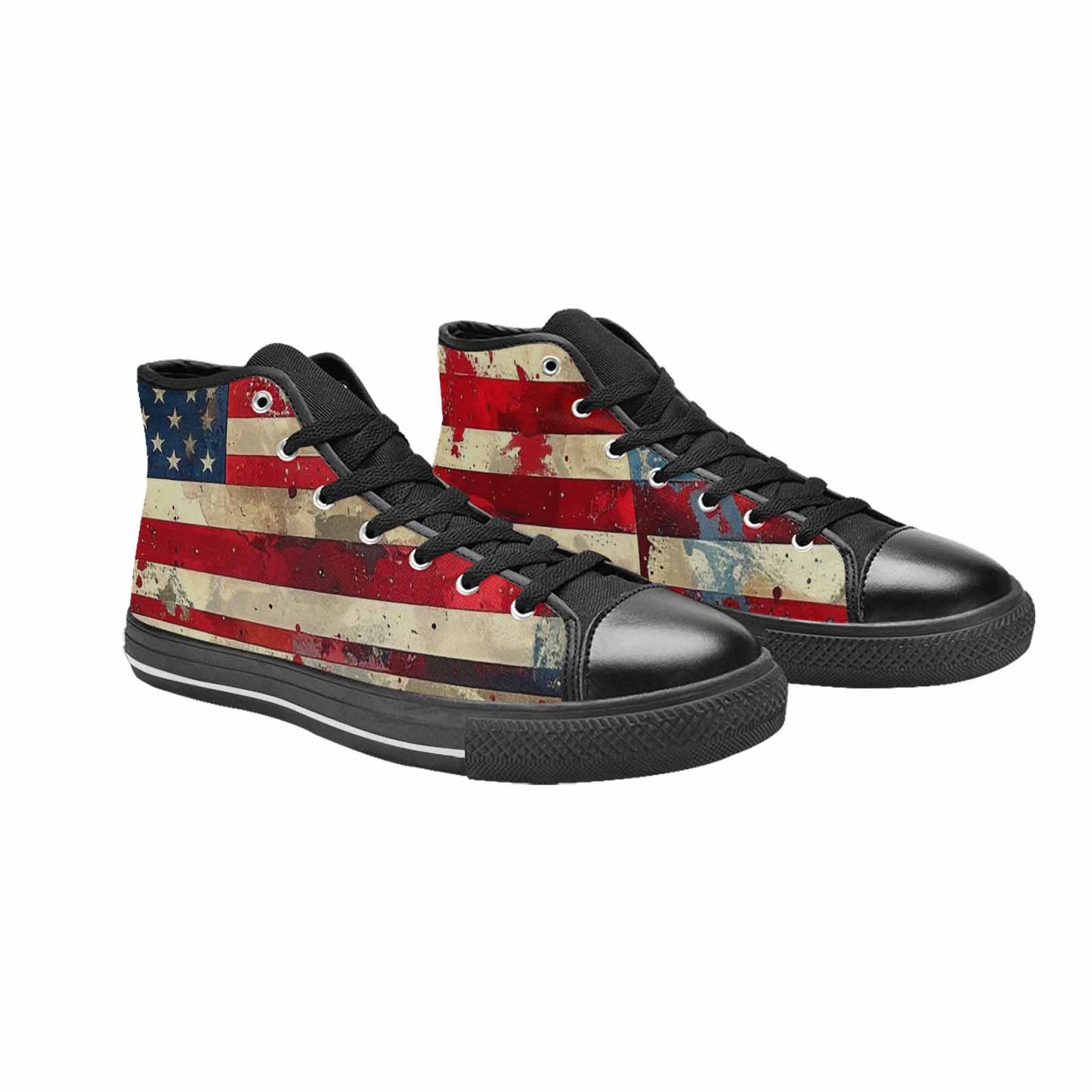 MEN'S American Flag Stars High Top Canvas Dreamcore Sneakers