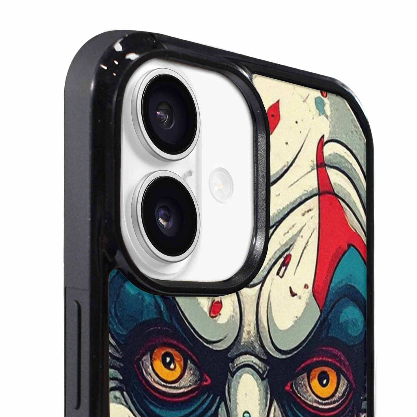iPhone 17 Case — Evil Circus Heads Faces Cartoon Cute, Unique Phone Case Design