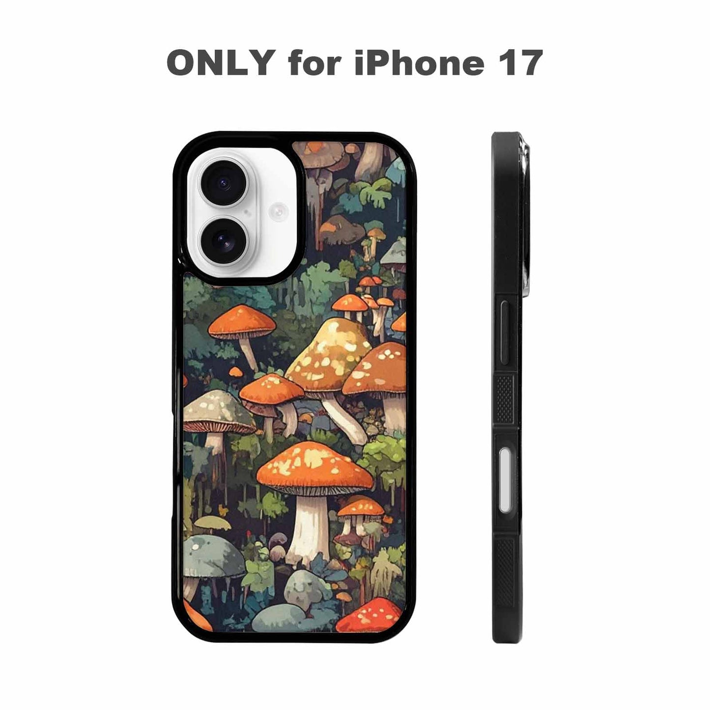 iPhone 17 Case — Mushrooms Camomushrooms Patter Ojg Camo, Original Design Phone Case