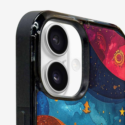 iPhone 16 Plus Case — Steampunk Galaxy, Custom Made Phone Cover