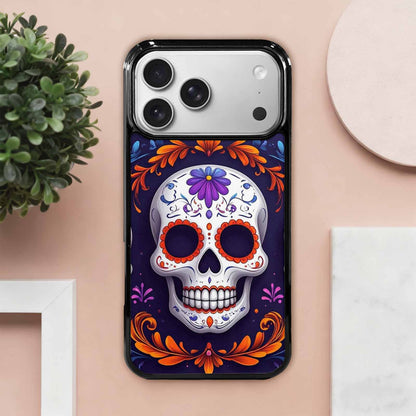 iPhone 17 Pro Max Case — Day Dead Sugar Skull Gothic Skulls, Customized Protective Case