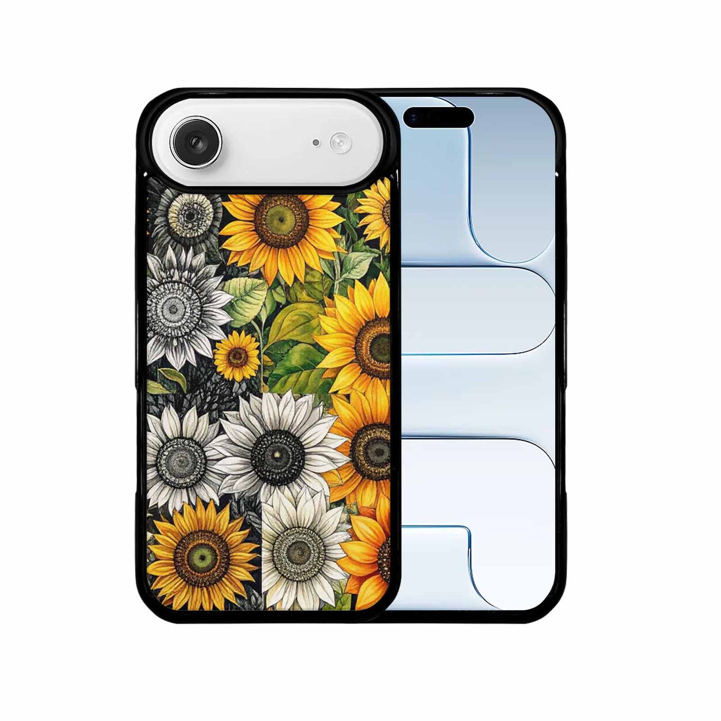iPhone 17 Air Case — Small Sunflower Pattern Randomly Varying Floral, Custom Designed Case Cover