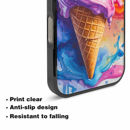 iPhone 16 Pro Max Case — Melting Icecream Collage, Unique Phone Case Design