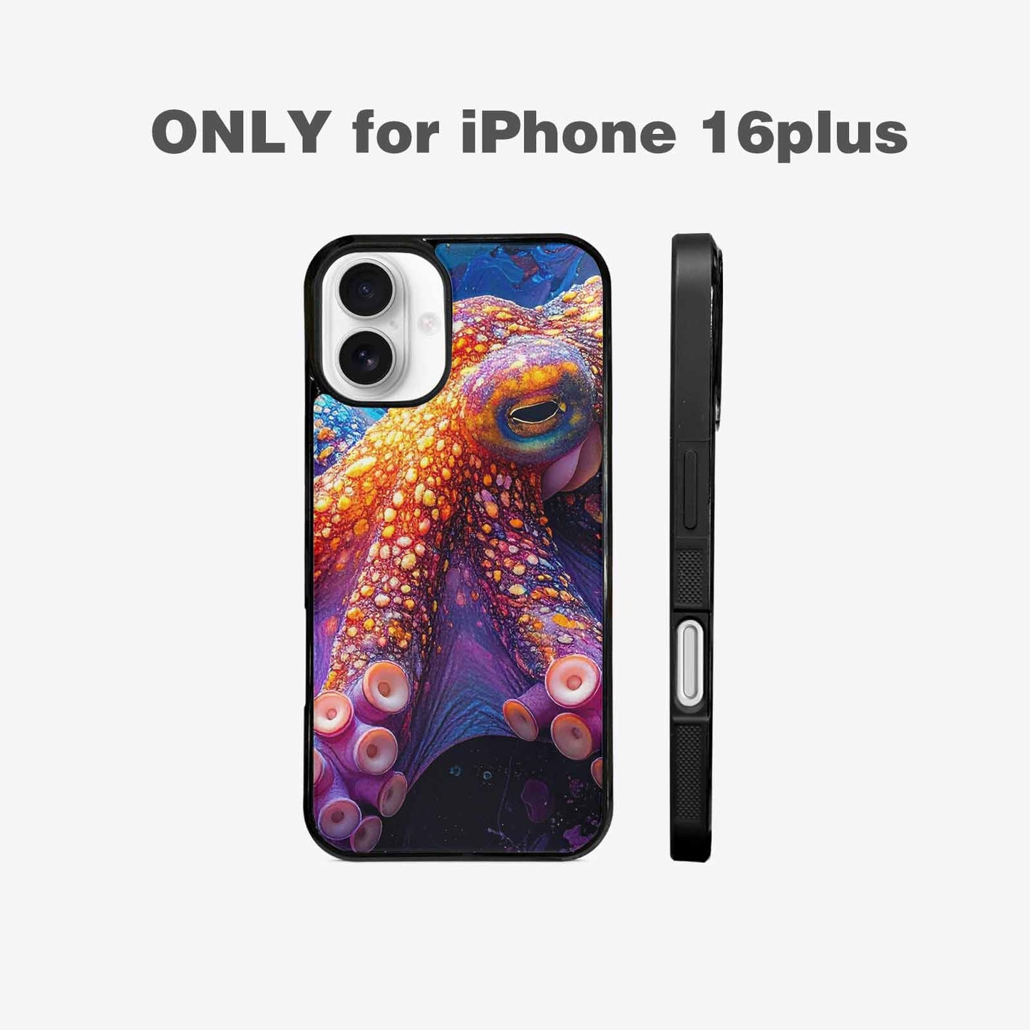 iPhone 16 Plus Case — Octopus Tentacle Octopus Tentacle Pattern Hundreds, Custom Designed Case Cover