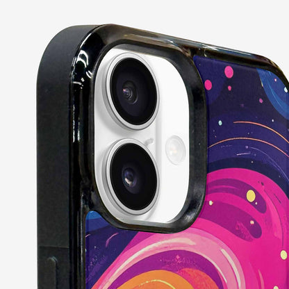 iPhone 16 Case — Love Wins Galaxy Seamless Pattern Vibrant, Original Design Phone Case