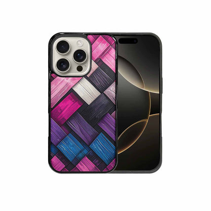 iPhone 16 Pro Case — Genderfluid Flag Color Theme Small Rainbow, Custom Print Case Cover