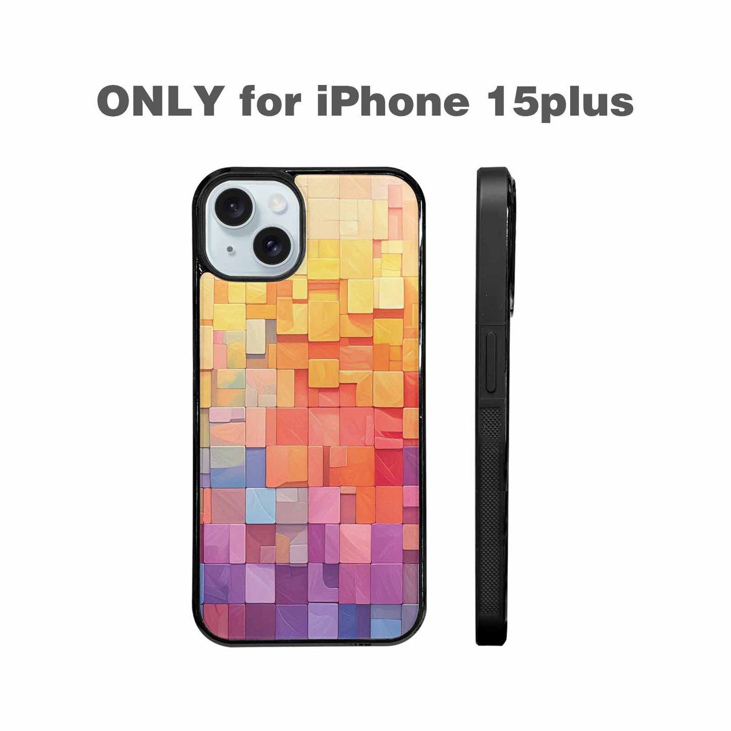 iPhone 15 Plus Case — Color Gradient Fade Pattern Hundreds Of, Original Design Phone Case