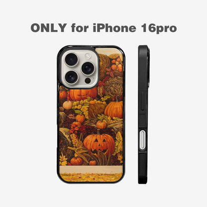 iPhone 16 Pro Case — Autumn Pumpkin Patch Autumn Pumpkin Patch, Custom Print Case Cover