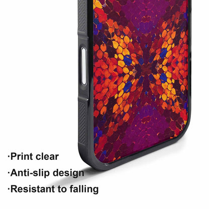 iPhone 17 Pro Max Case — Snake Print Dark Seamless Animal Print, Custom Made Phone Cover