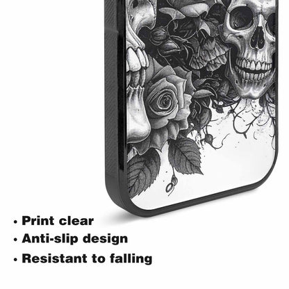 iPhone 15 Case — Skull Gothic Art Dark Original, Original Design Phone Case