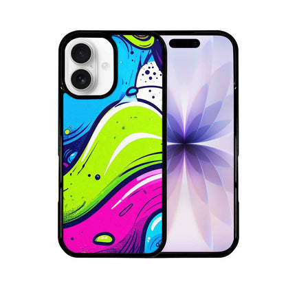 iPhone 17 Case — Acid Wash Cartoon Tie Dye, Original Design Phone Case
