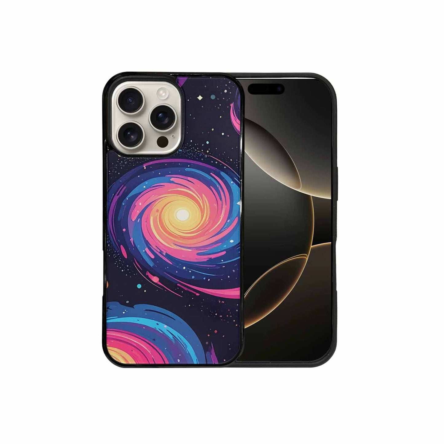 iPhone 16 Pro Max Case — Love Wins Galaxy Seamless Pattern Vibrant, Unique Phone Case Design