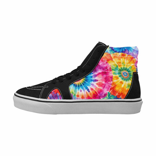 WOMEN'S Tie Dye Swirl High Top Canvas Y2K Sneakers