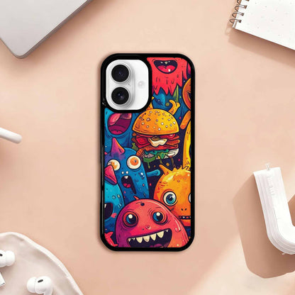 iPhone 17 Case — Small Cartoon Monster Character Cartoon Cute, Customized Protective Case