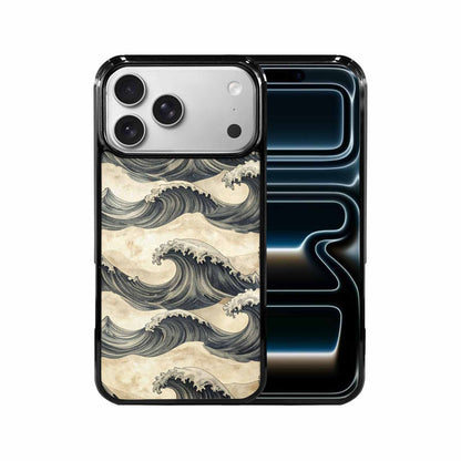 iPhone 17 Pro Max Case — Vintage Americana Wave Retro Vintage, Custom Printed Phone Case