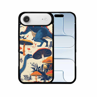 iPhone 17 Air Case — Vintage Dinosaurs Mushroom Retro Vintage, Custom Art Phone Cover