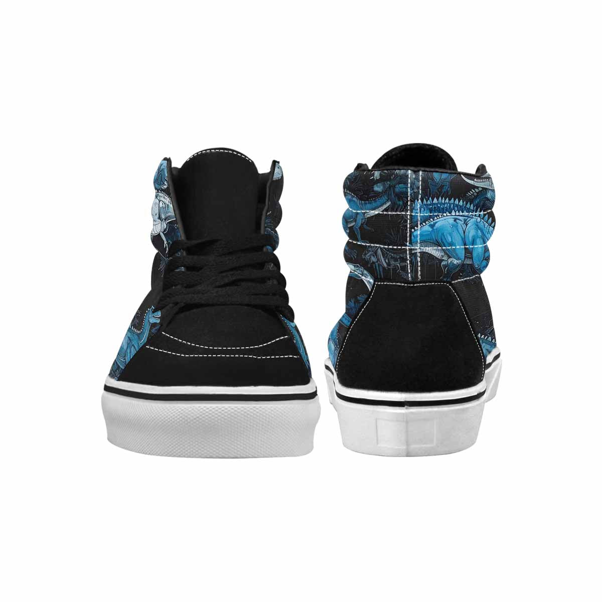 MEN'S Dinosaur Burst High Top Canvas Vibrant Chaos Custom Sneakers