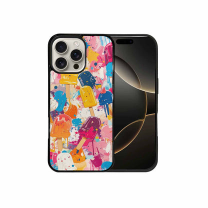 iPhone 16 Pro Max Case — Ice Cream Motif Ice Cream Motifs, Custom Printed Phone Case